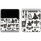 Disney Alice in Wonderland (animated) Silhouette Pattern Galaxy Z Flip4 5G Skin